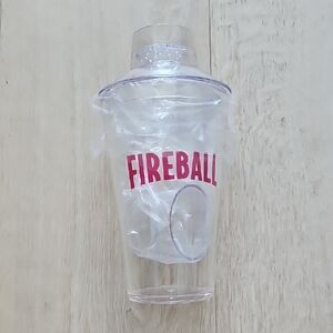 NWOT Fireball Whisky Clear Cocktail Shaker